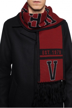 Logo-embroidered scarf, zdjęcie 2 Logo-embroidered scarf od Versace